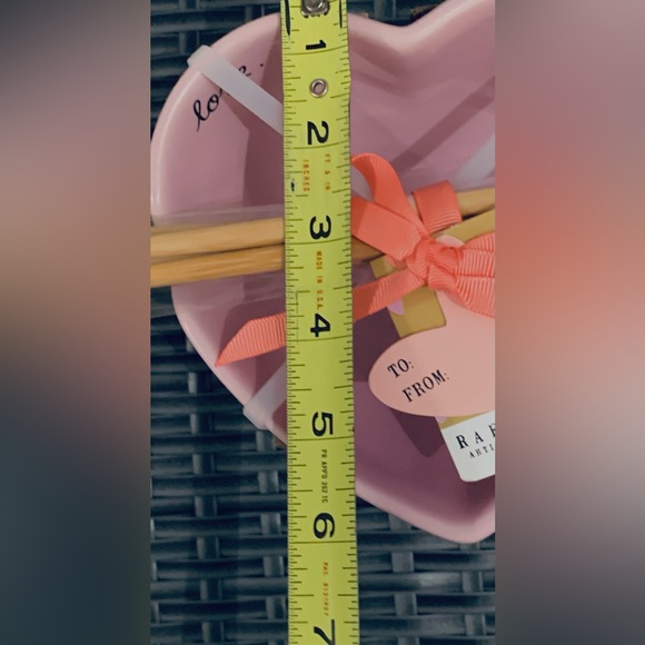 Rae Dunn Heart Bowl Set with Chopsticks • NWT - Picture 13 of 15